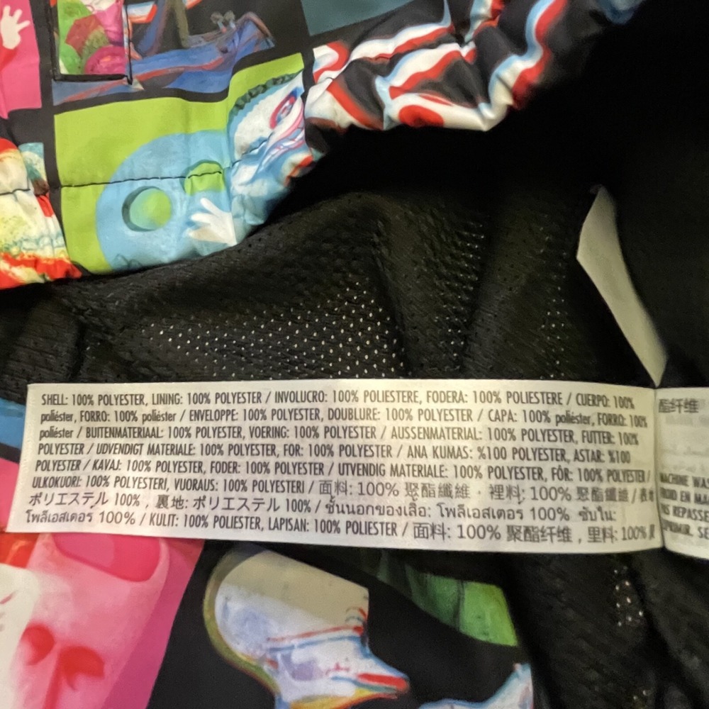 Disney Parks Mens Small Jacket Neon Nightmare Before Christmas Windbreaker Parks - Picture 14 of 15